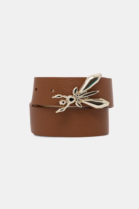 Patrizia Pepe pasek damski skórzany brązowy CW0471 L001