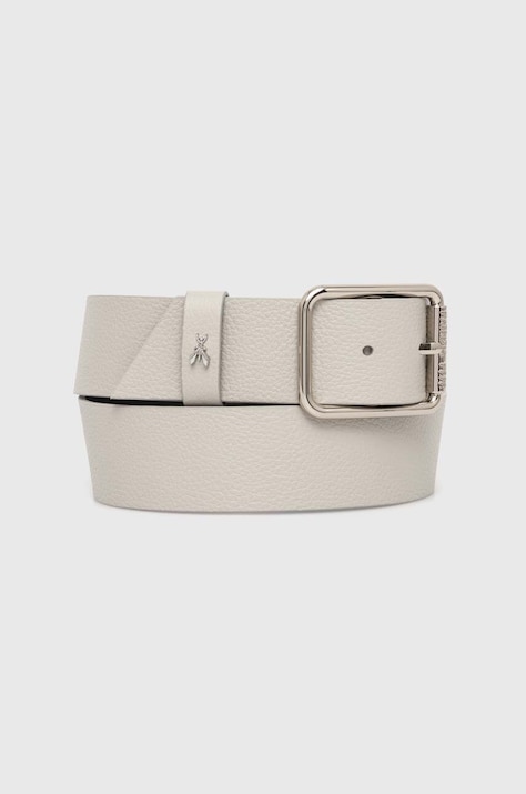 Кожаный ремень Patrizia Pepe женский цвет бежевый CW6409 L001