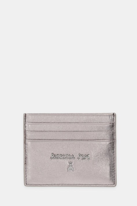 Кожен калъф за карти Patrizia Pepe в бежово CQ7001 L001