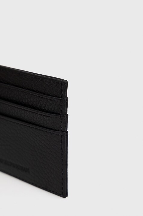 Гаманець та чохол для карток Emporio Armani — SS22-PFM01K, чорний — фото 5