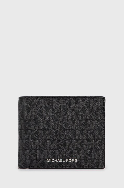 Гаманець Michael Kors чоловічий колір чорний