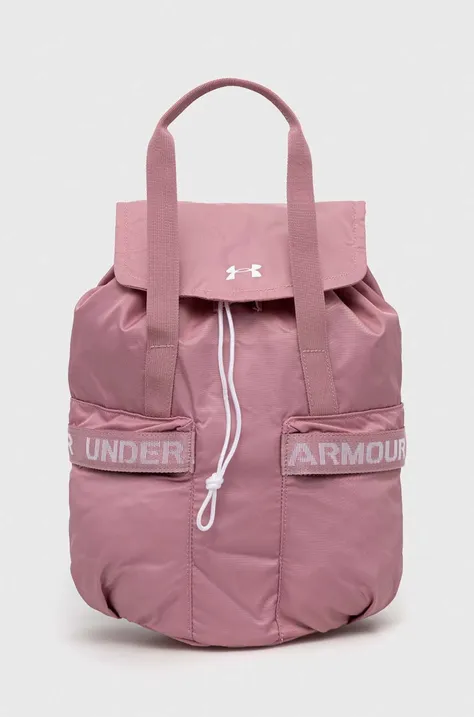 Under Armour plecak damski kolor różowy mały gładki