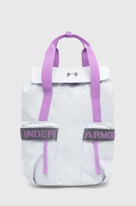 Under Armour plecak damski kolor szary mały gładki 1369211