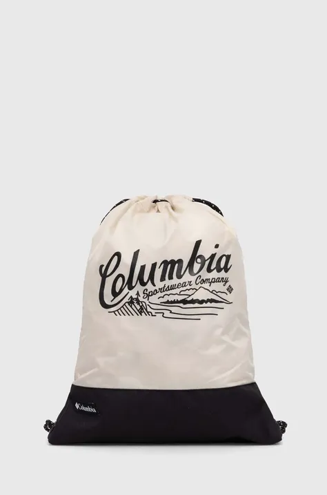 Рюкзак Columbia колір бежевий з принтом