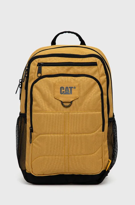 Рюкзак Caterpillar колір жовтий великий однотонний