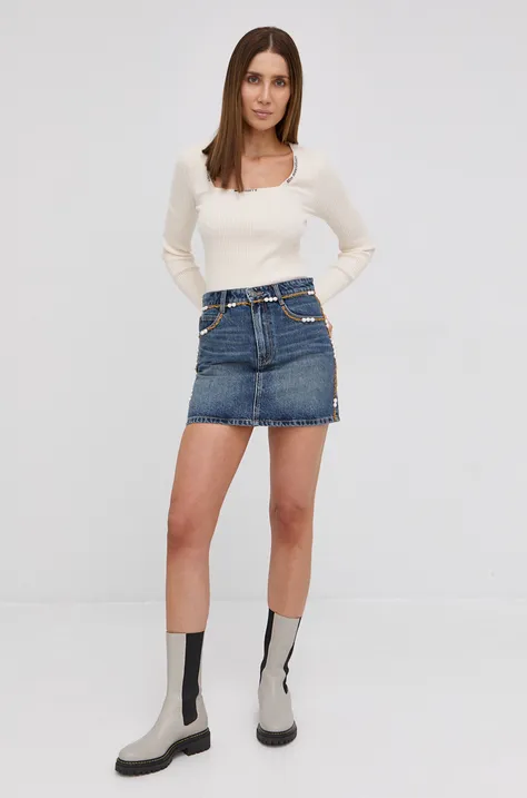 Miss Sixty Spódnica jeansowa mini prosta