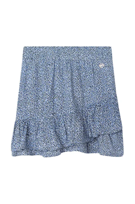 Детская юбка Michael Kors цвет синий mini прямая