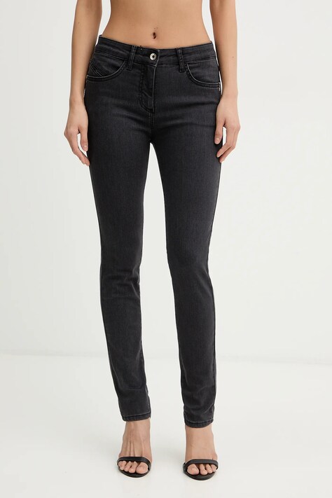 Patrizia Pepe jeansy damskie kolor czarny CP0509 D1HI