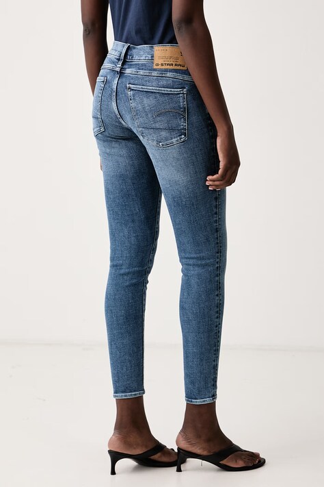 G-Star джинси skinny жіночі — SS22-SJD0AI, блакитний — фото 3