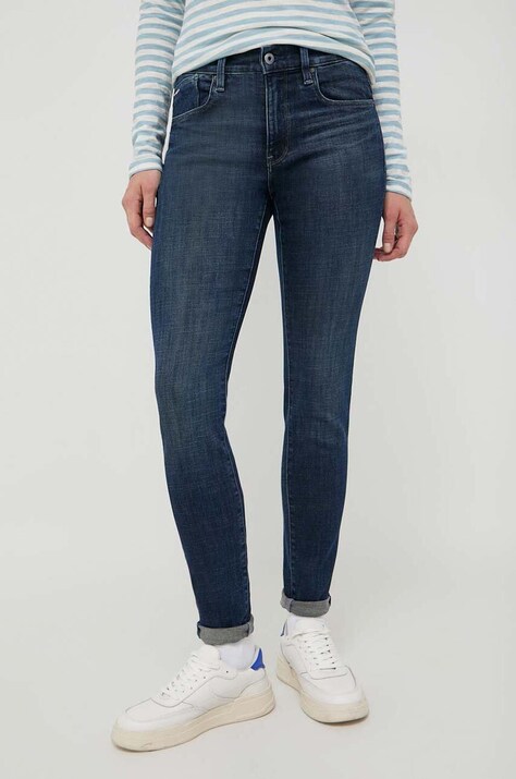 G-Star jeans Lhana femei, culoarea bleumarin
