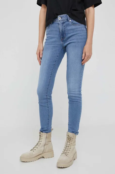 Dkny jeansy damskie high waist