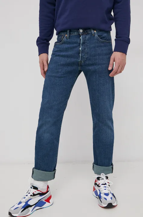 Levi's jeans 501 bărbați 00501.3289-DarkIndig