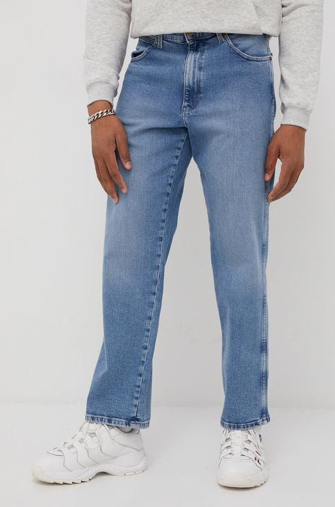 Wrangler jeansi Redding Green Steel