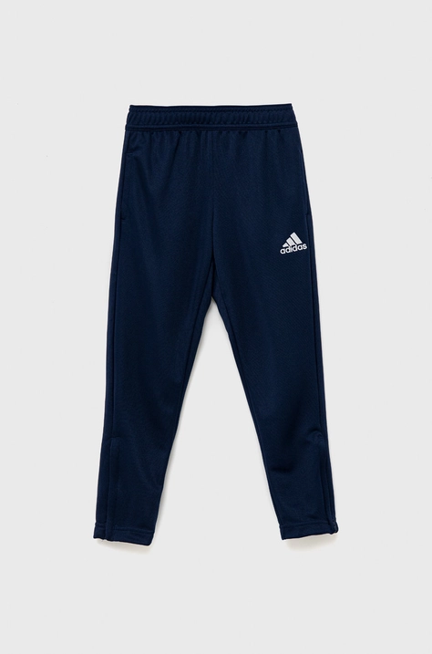 Дитячі штани adidas Performance HC0336 колір синій з аплікацією