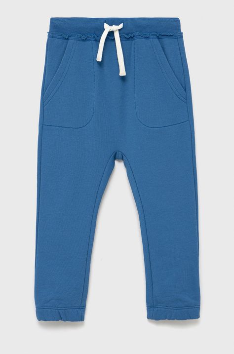 Детски памучен панталон United Colors of Benetton