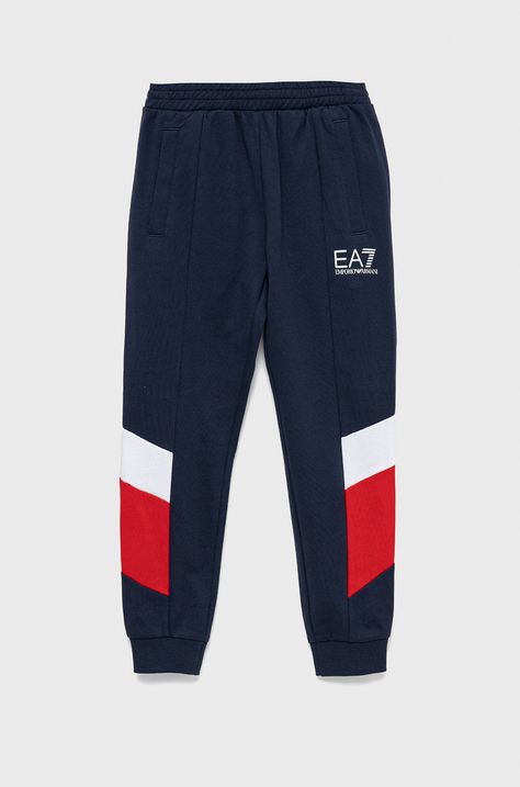 EA7 Emporio Armani pantaloni de trening pentru copii