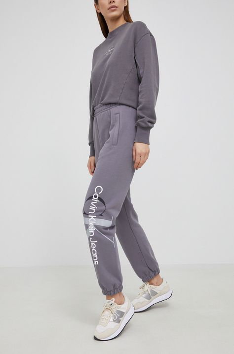Calvin Klein Jeans Spodnie bawełniane J20J217786.PPYY