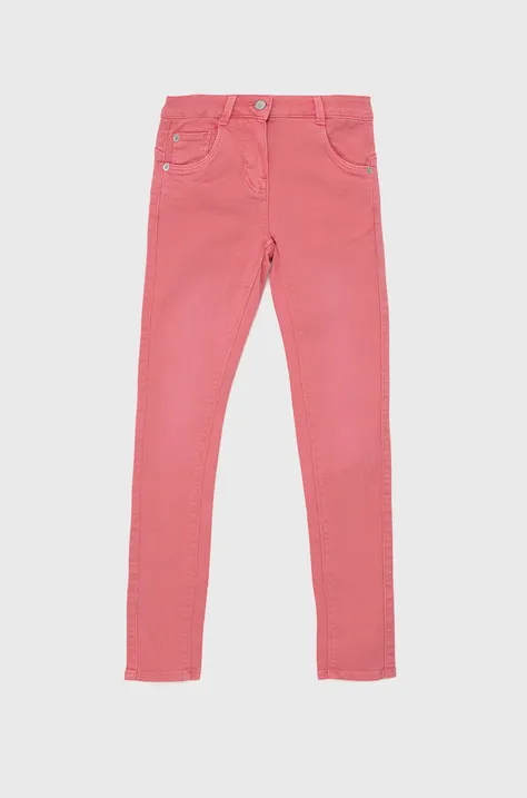 Dječje hlače Tom Tailor boja: ružičasta, glatki materijal