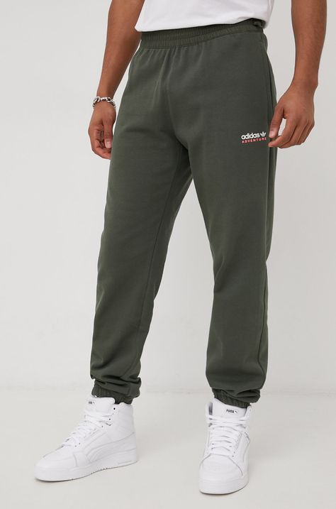 Памучен спортен панталон adidas Originals HF4772