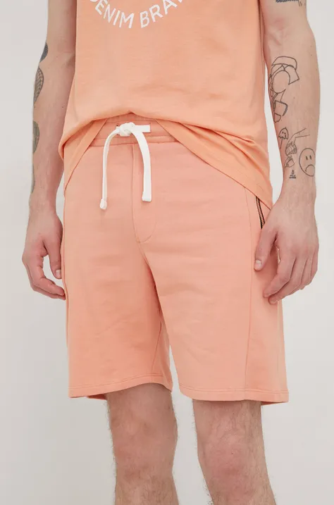 Хлопковые шорты Tom Tailor мужские цвет оранжевый