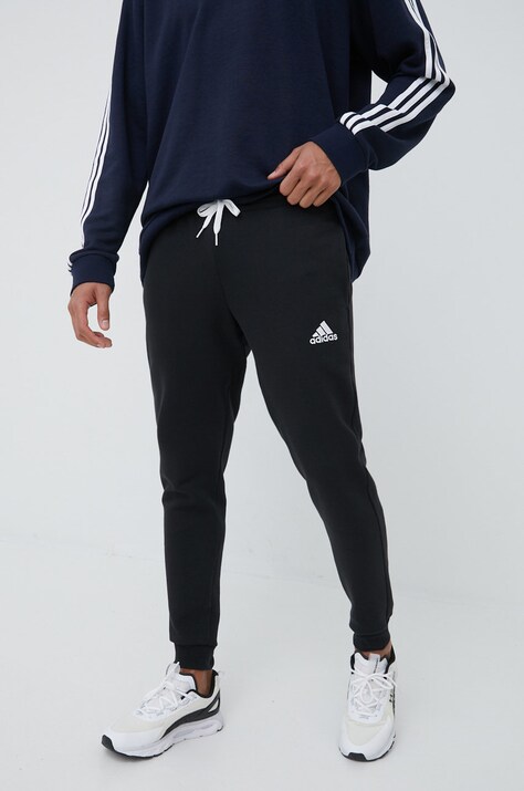 Спортивные штаны adidas Performance Entrada 22 HB0574 мужские цвет чёрный однотонные