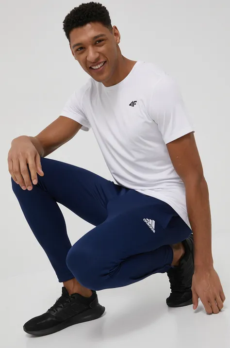 Hlače adidas Performance moško, mornarsko modra barva