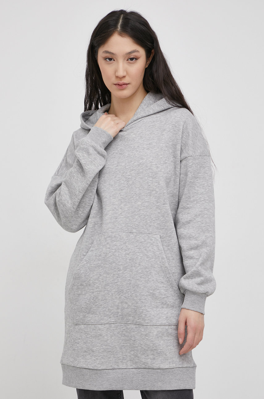 JDY Sukienka kolor szary mini oversize