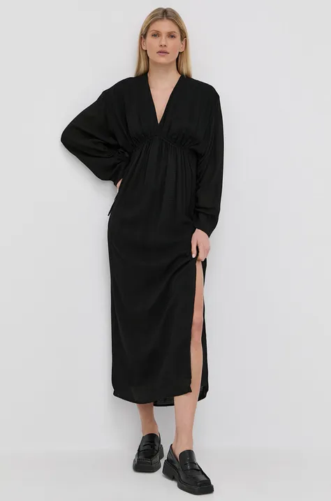 Платье Herskind цвет чёрный maxi прямое