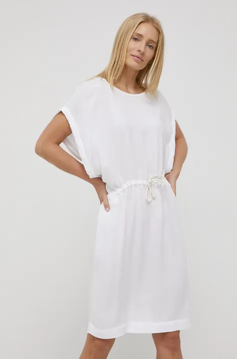 Сукня Deha колір білий mini пряма