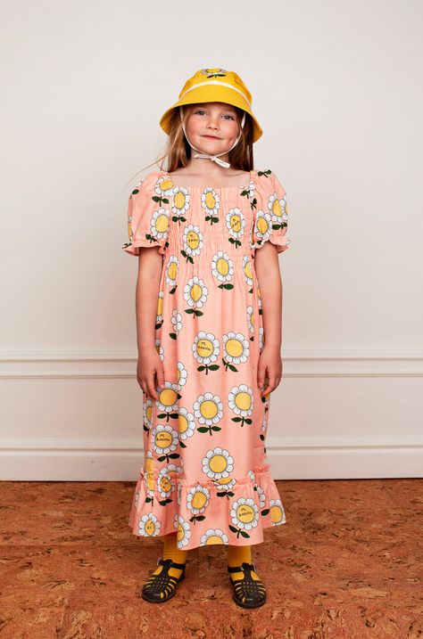 Παιδικό βαμβακερό φόρεμα Mini Rodini