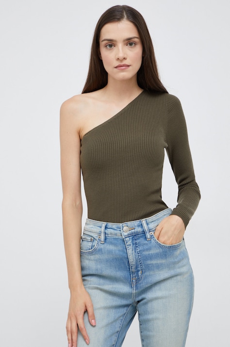 Polo Ralph Lauren pulover de lana femei, culoarea verde, light