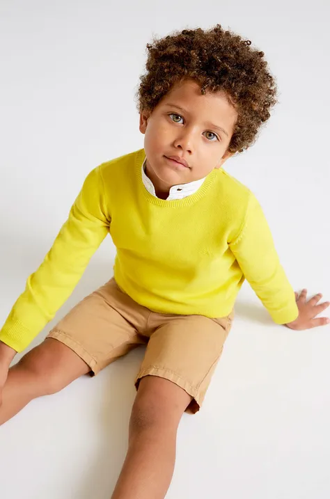 Дитячі шорти Mayoral колір коричневий