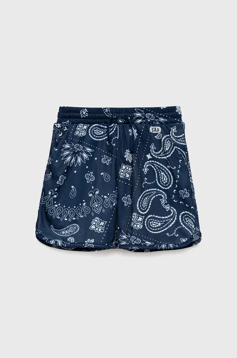 GAP pantaloni scurti copii culoarea albastru marin,