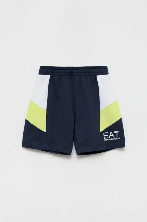 EA7 Emporio Armani pantaloni scurți din bumbac pentru copii