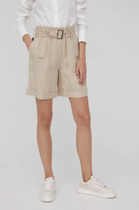 Woolrich shorts women's beige color