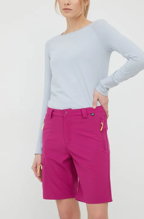 Pohodne kratke hlače Viking Sumatra ženske, roza barva,