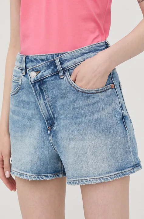 Miss Sixty szorty jeansowe damskie gładkie high waist