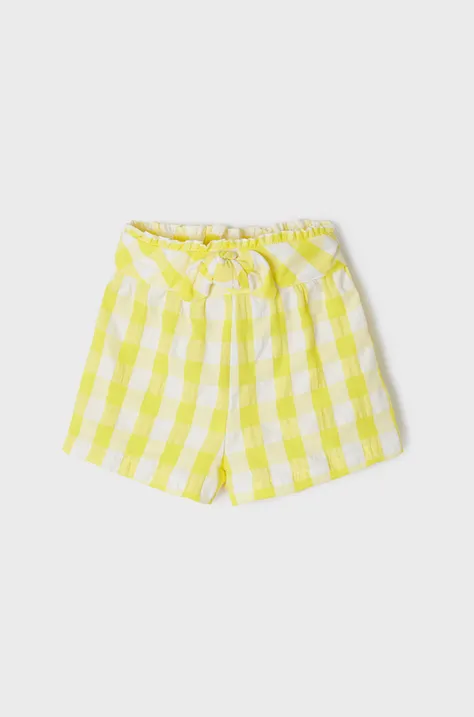 Dječje kratke hlače Mayoral boja žuta,