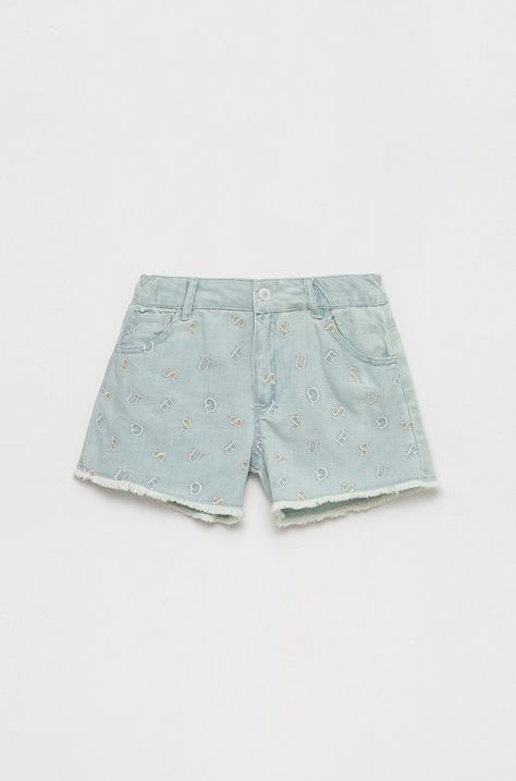 Detské rifľové krátke nohavice Guess