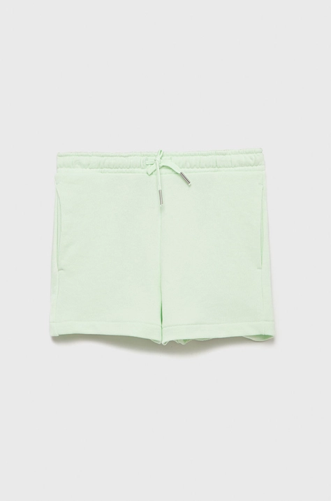 Tom Tailor pantaloni scurti copii culoarea verde, neted