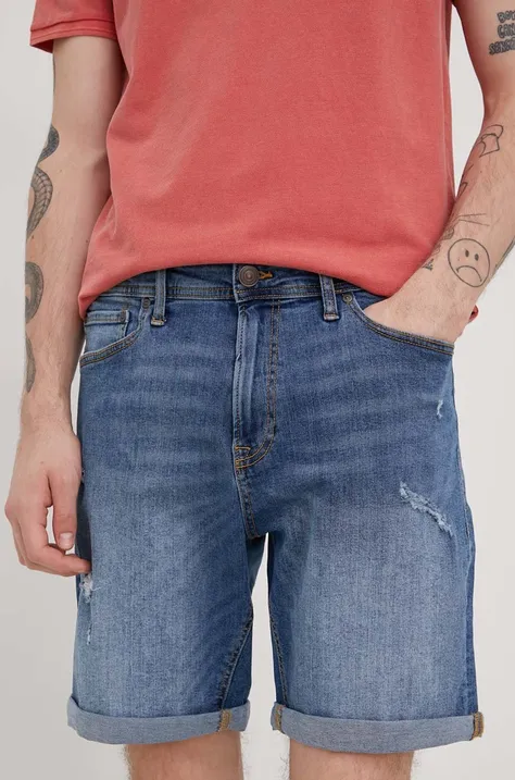 Produkt by Jack & Jones szorty jeansowe męskie kolor granatowy