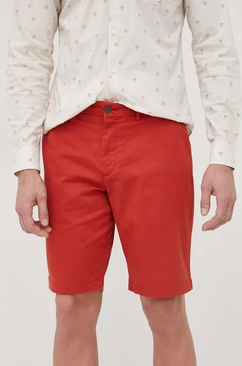Kratke hlače Tommy Hilfiger Harlem 1985 moške, rdeča barva