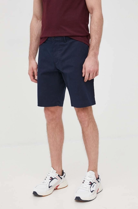 Tommy Hilfiger pantaloni scurți Harlem 1985 bărbați, culoarea bleumarin MW0MW23568