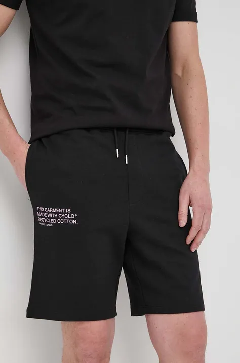 Kratke hlače Selected za muškarce, boja: crna