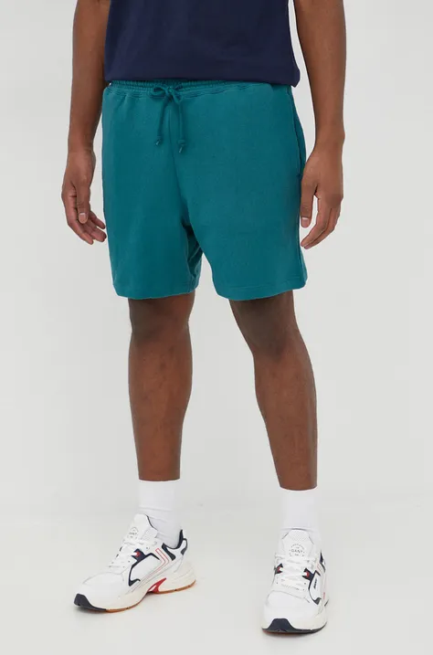 Bombažne kratke hlače GAP moški, zelena barva