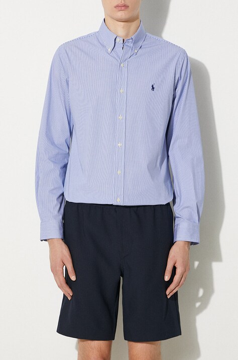 Samsoe Samsoe shorts men's navy blue color