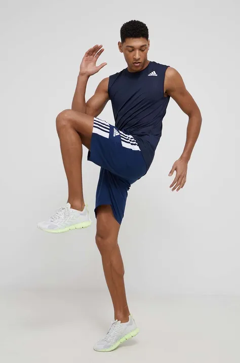 Kratke hlače za trening adidas Performance za muškarce, boja: tamno plava