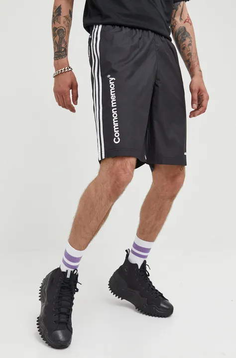 Купальные шорты adidas Originals мужские цвет чёрный с принтом
