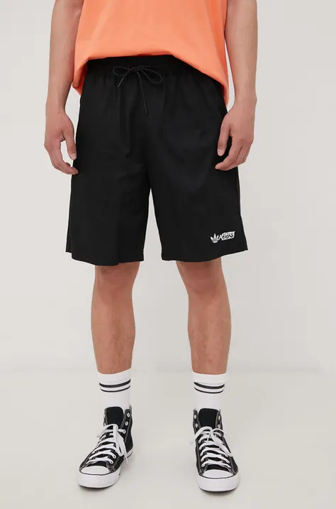 adidas Originals szorty bawełniane HT1652 męskie kolor czarny HT1652-BLACK