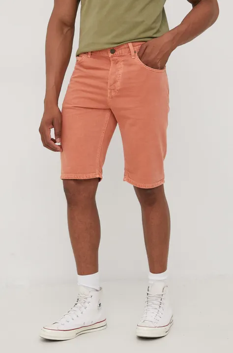 Kratke hlače Lee za muškarce, boja: narančasta
